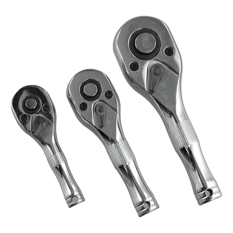 72 Teeth Quick Socket Mini Ratchet Wrench 1/4 3/8 1/2 Big Medium