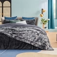 thumbnail image 2 of Manta Bedsure Sherpa King Size, suave, peluda y esponjosa, piel sintética, 2 of 7