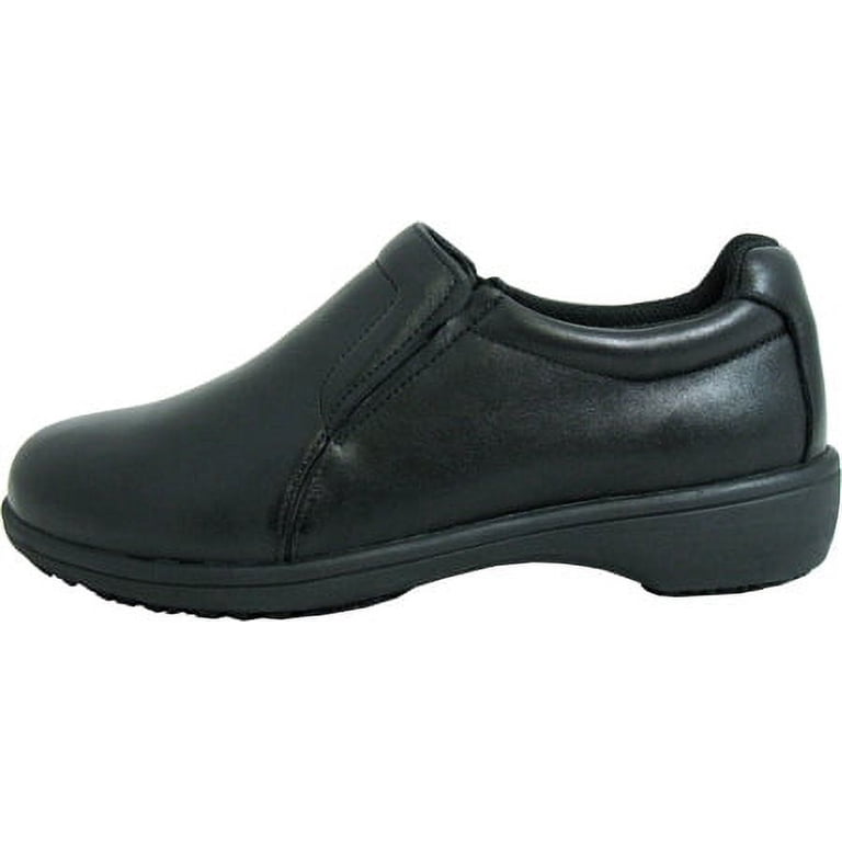 Comfortable slip on black leather shoe size 8M Womens Softwalk Westport leather slip on shoes black size 8m  main image 4