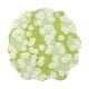 thumbnail image 3 of Alfombra decorativa flocada, lavable, bonita, estética, decoración del hogar, suave Flores verdes, 3 of 9
