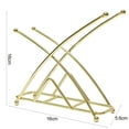 thumbnail image 6 of Jangslng Standing Metal Tissue Holder Geometric Heavy Duty Iron Dining Table Paper Towel Napkin Clip Dispenser Organizer Home Hotel Kitchen Supplies, 6 of 8