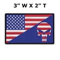 thumbnail image 2 of Punisher American USA Flag Embroidered Iron-on Patch, 2 of 2
