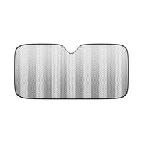 Dpityserensio Front Windshield Sun Shade - Accordion Folding Double-sided Auto Sunshade for Medium and Small Car 51 X 23 Inch (Gray)