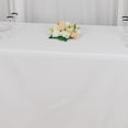 thumbnail image 5 of BalsaCircle 90" x 156" Rectangular Cotton Wedding Tablecloth Linens White, 5 of 8