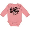 thumbnail image 3 of Inktastic Cutest Little Camper Tent and Tree Camping Design Boys or Girls Long Sleeve Baby Bodysuit, 3 of 5