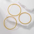 thumbnail image 2 of 1Pcs Simple And Fashion Gold Bracelet Fried Dough Twists Rope Bracelet For Women, 2 of 2