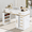 White, variant on OROFULL Manicure Table, Professional Nail Desk with Dust Collector & Storage Drawers, Acetone Resistant Nail Station for Salon Home Use, White