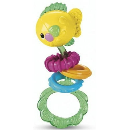 Fisher Price Ocean Wonders Fish Dumbell Rattle Walmart Com