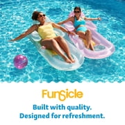Funsicle Activity Lap 7' x 5' x 24 Family Above Ground Swimming Pool