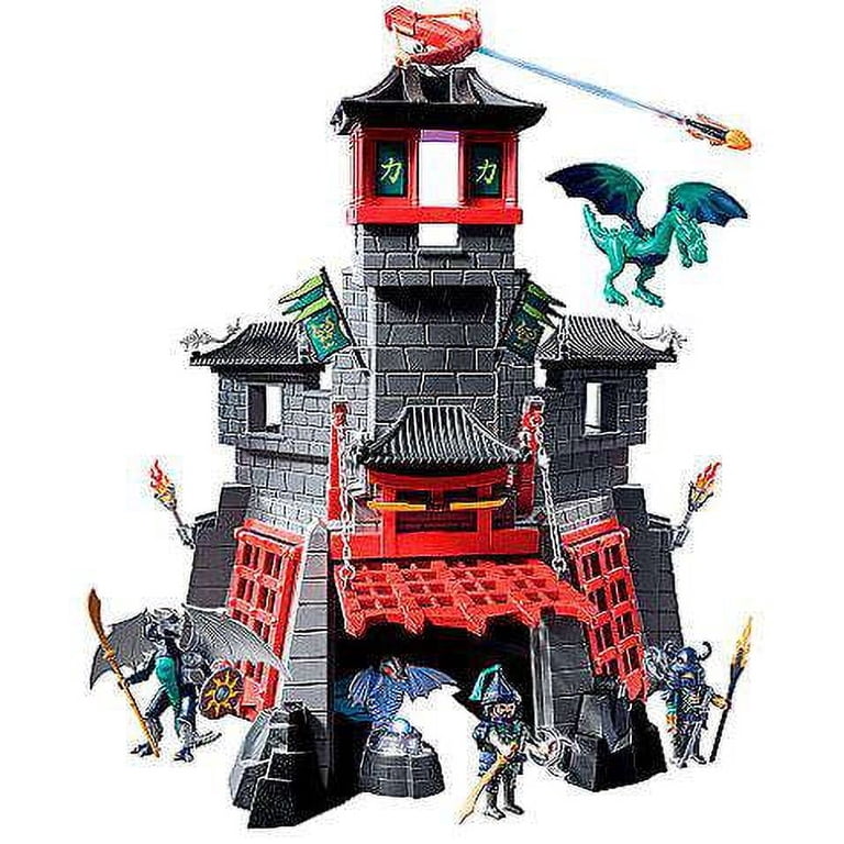 Playmobil Toys - Secret Dragon Fort Set #5480 with Blue Dragons