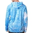 thumbnail image 3 of WELIGU Men's UPF 50+ Sun Protection Hoodie Shirt Long Sleeve SPF Fishing Outdoor UV Hiking Shirts Lightweight Ocean Blue X-Large, 3 of 7