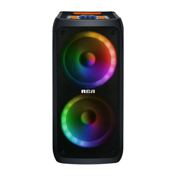 RCA Bocina Amplificada Portable DBD228BT Bluetooth, 50W RMS, Luces LED y Batería Recargable