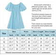 thumbnail image 4 of XINQIHANG Womens Mini Dress Summer Casual Puffy Sleeve Off Shoulder Elastic Waist Aline Flowy Ruffle Dresses, 4 of 7
