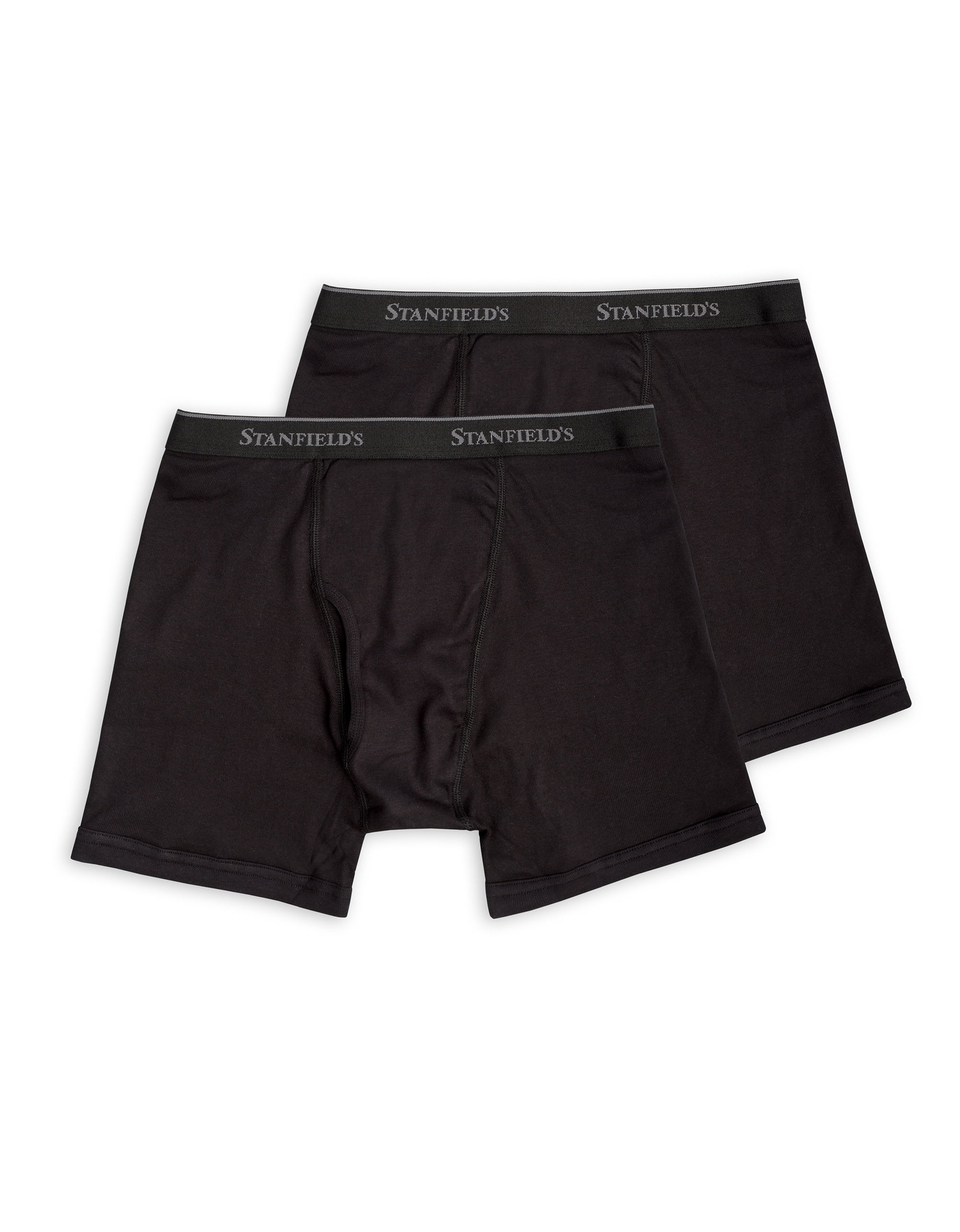 Stanfield's Men's 2 Pack Premium Cotton Boxer Briefs Underwear