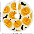 thumbnail image 5 of GZHJMY Christmas Tree Skirt Xmas Tree Skirts 48" Halloween Pumpkins Christmas Tree Mat for Christmas Holiday Party Ornaments, 5 of 5