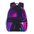 thumbnail image 1 of Disketp Neon Toy Cat Reflections Mochila Estampada para Hombre y Mujer – Mochila Ligera Clásica con Múltiples Bolsillos para Universidad, Trabajo y Viajes-One Size, 1 of 5