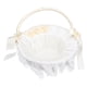 thumbnail image 1 of Cesta para niña de flores, cesta de flores para boda, cesta portátil para niña, cesta para boda, integración perfecta, 1 of 8