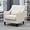 Beige, variant on BISHE Mid-Century Modern Corduroy Accent Chair with Soft Cushions, Upholstered Armchair for Living Room, Bedroom, Office, Lounge, Comfortable Single Sofa Chair,Beige