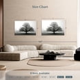 thumbnail image 4 of Elephant Stock Tree In Mist Wall Art - Horizontal Canvas Wall Art - Living Room Wall Decor - Floral And Botanical Canvas - Black And Gray Decor By Photoinc Studio - 51" x 34", 4 of 8