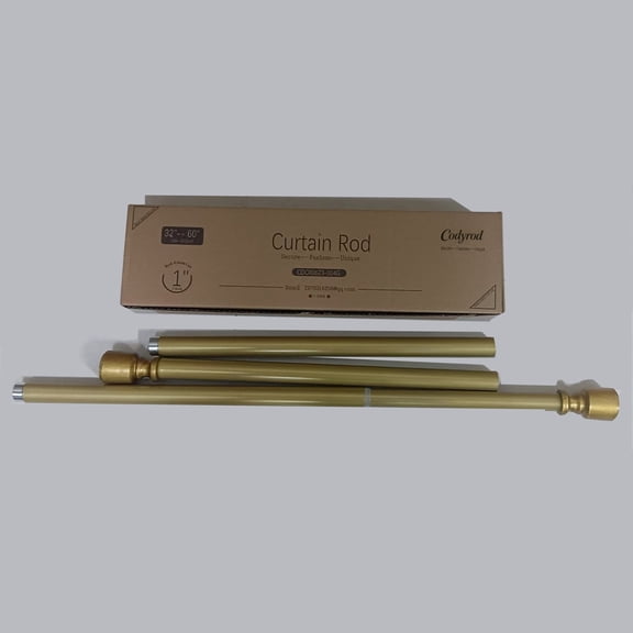 Codyrod LACR0623-009W A big golden curtain rod