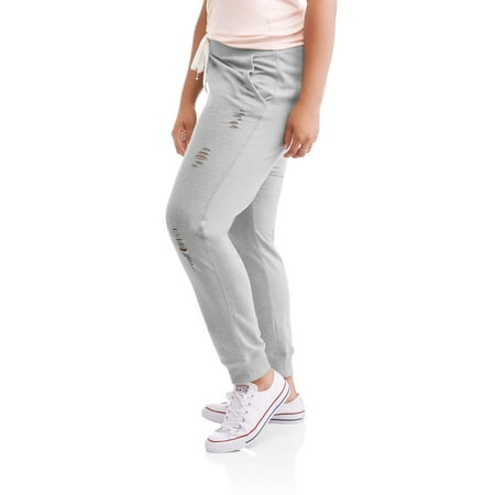 Junior's Plus Distressed Loung Jogger