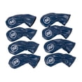 thumbnail image 3 of DYNWAVECA 8Pcs Golf Iron Club Head Covers Embroidery Golfer Gift with Degree Protector Dark Blue, 3 of 10
