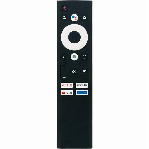 Replacement voice remote control for Skyworth 4K Google TV models 50UE7600, 43UE7600, 55UE7600, 65UE7600, 75UE7600, 75UD6300, 65S1, 75S1, 50UD7300, 55UD7300, 655UD7300, 655UD7300, 40TD7300, and 32TD7