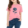 thumbnail image 5 of Piuwrlz Girl Graphic Shirts Tops Girls Short T-Shirts Sleeve Pullover Pink Size 3 Years, 5 of 10