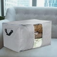 thumbnail image 1 of Hearth & Gear Storage Bags Organizer Container With Strengthened Handles And Clear Window Storage Cloth Organizer for Clothes Baby Closet Organizer Large Capacity Storage Organization Bags Clean, 1 of 3