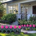 thumbnail image 4 of Nkmbld Decorative Garden Fence, Lightweight Tulips Picket Fence Edging, Decorative Garden Edging Border for Outdoor Flower Bed, Yard, Lawn, 4 of 8