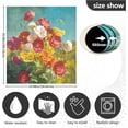 thumbnail image 3 of Coolnut Beautiful Colorful Flower Dishwasher Magnet Sticker, Refrigerator Magnetic Cover, Fridge Panels, Home Cabinet Decals Appliances Stickers, 23"x 26", 3 of 6