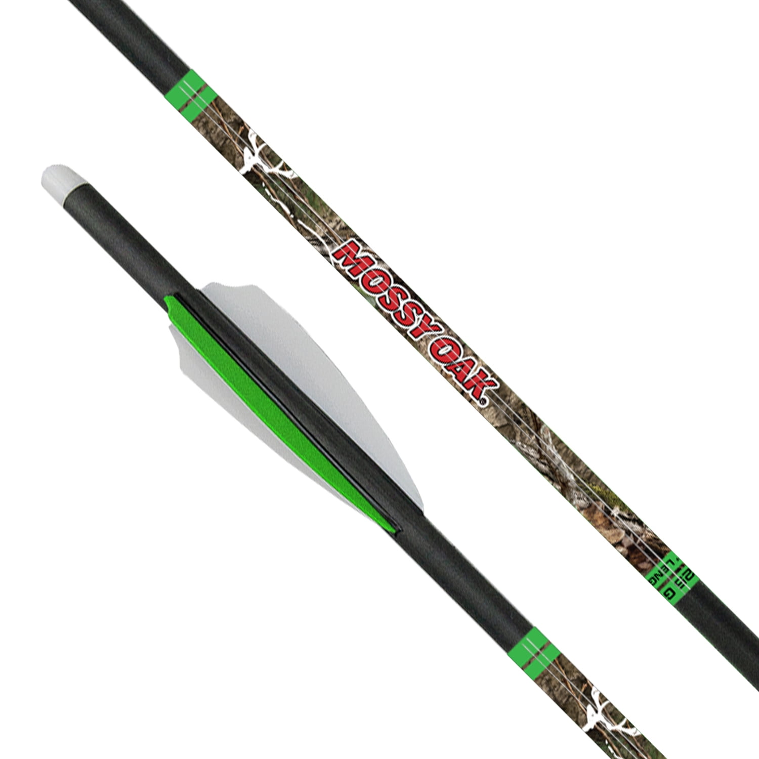 (6 pack) Mossy Oak Crossbow Bolt 20" Black