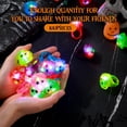 thumbnail image 5 of Anillo Sosation para Halloween, 100 unidades, con luces LED parpadeantes, 5 of 5