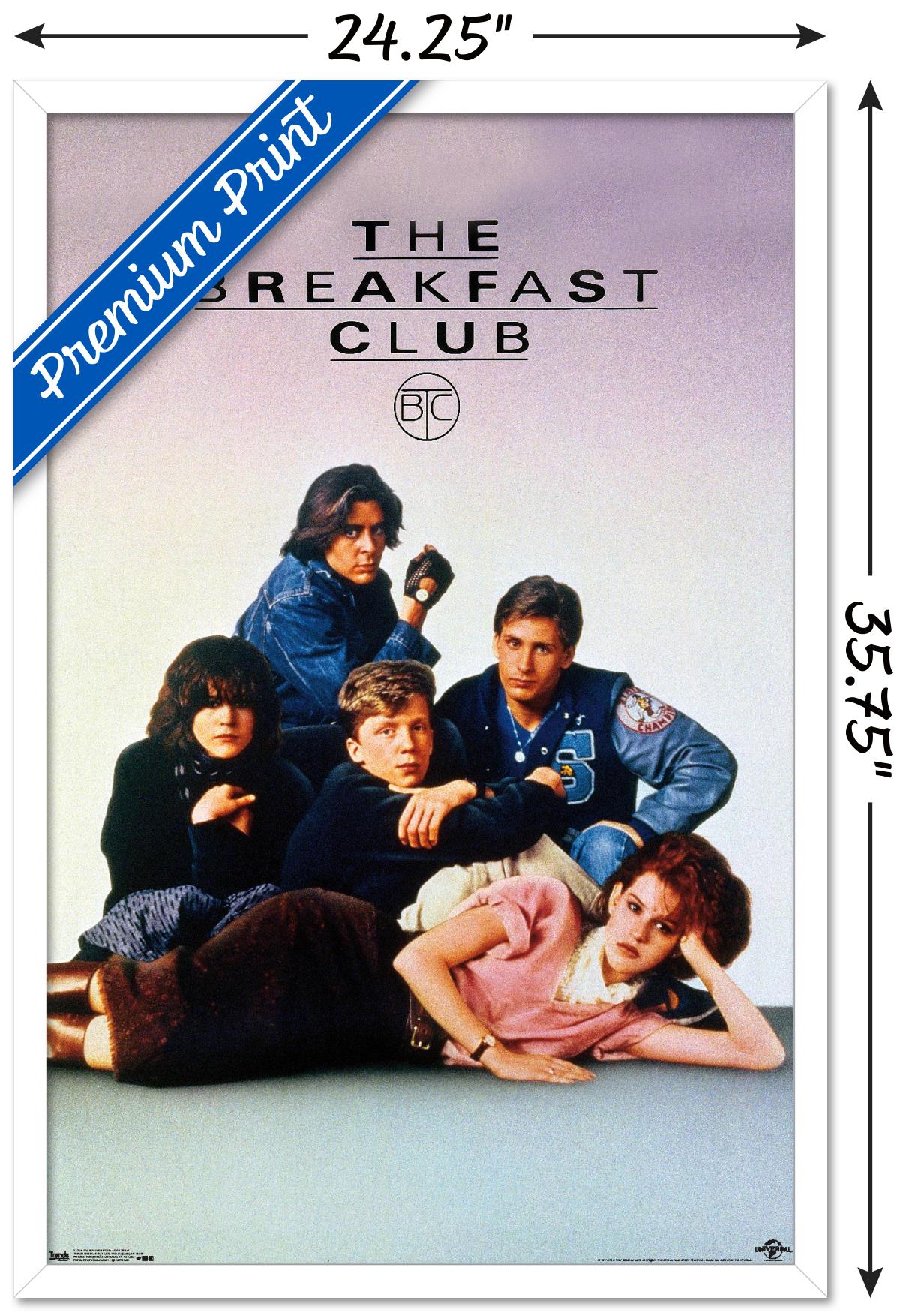 The Breakfast Club - One Sheet Wall Poster, 22.375" x 34" Framed