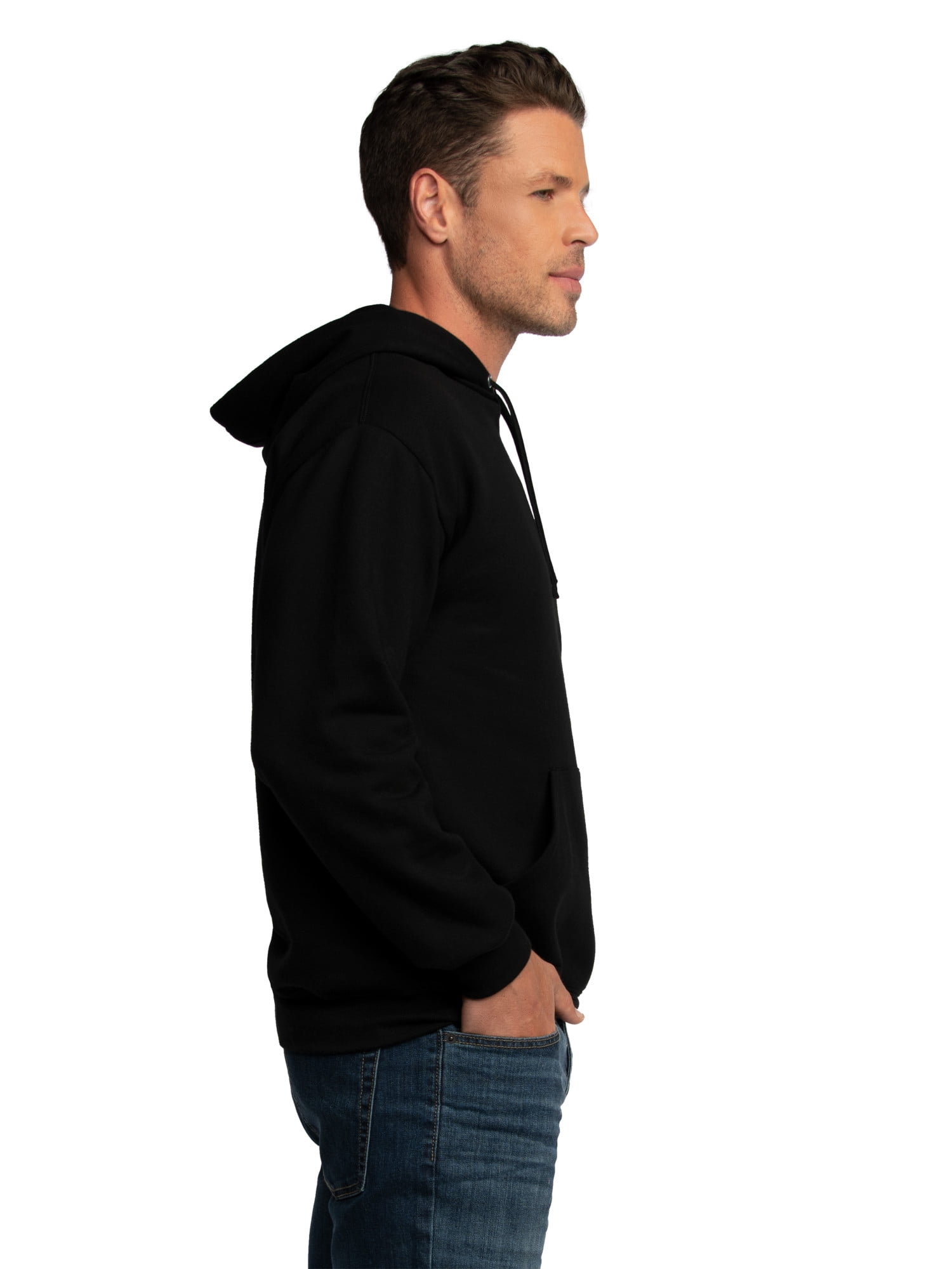 Fruit of the Loom Men's EverSoft Fleece Hoodie, Cozy Pullover Sweatshirt, Sizes S-3XL