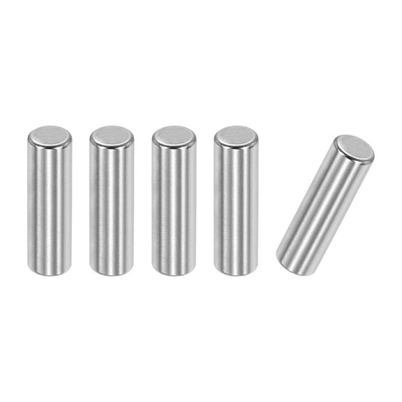 3/16-Inch x 5/8-Inch Dowel Pins, Heat Treated Alloy Steel for Extra Hardness, Bright Finish and Accurate Alignment 5pcs