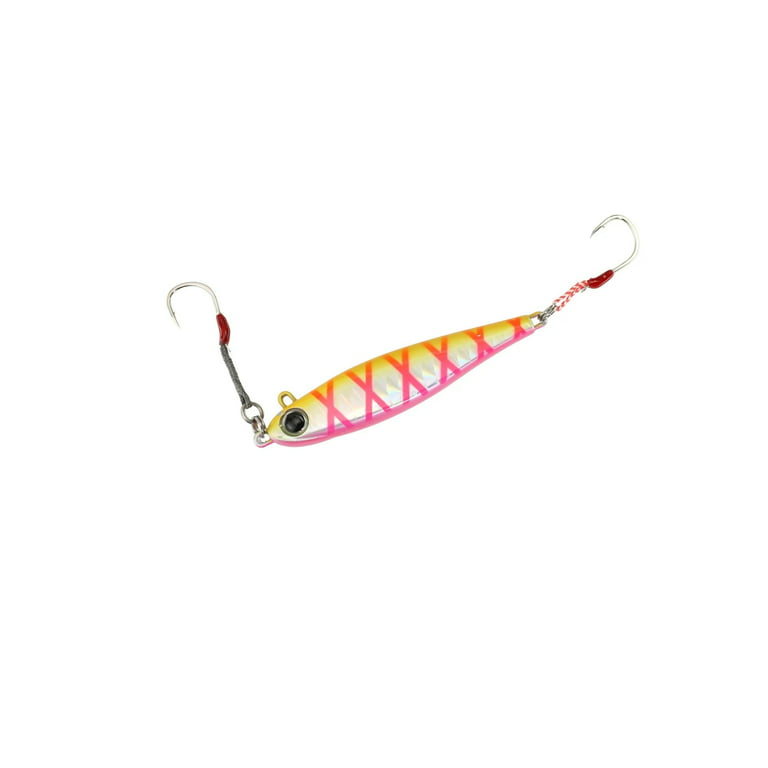 Nature Boys Switch Rider Zn Metal Jig with Assist Hooks 30g #8 - CB Cross Pink