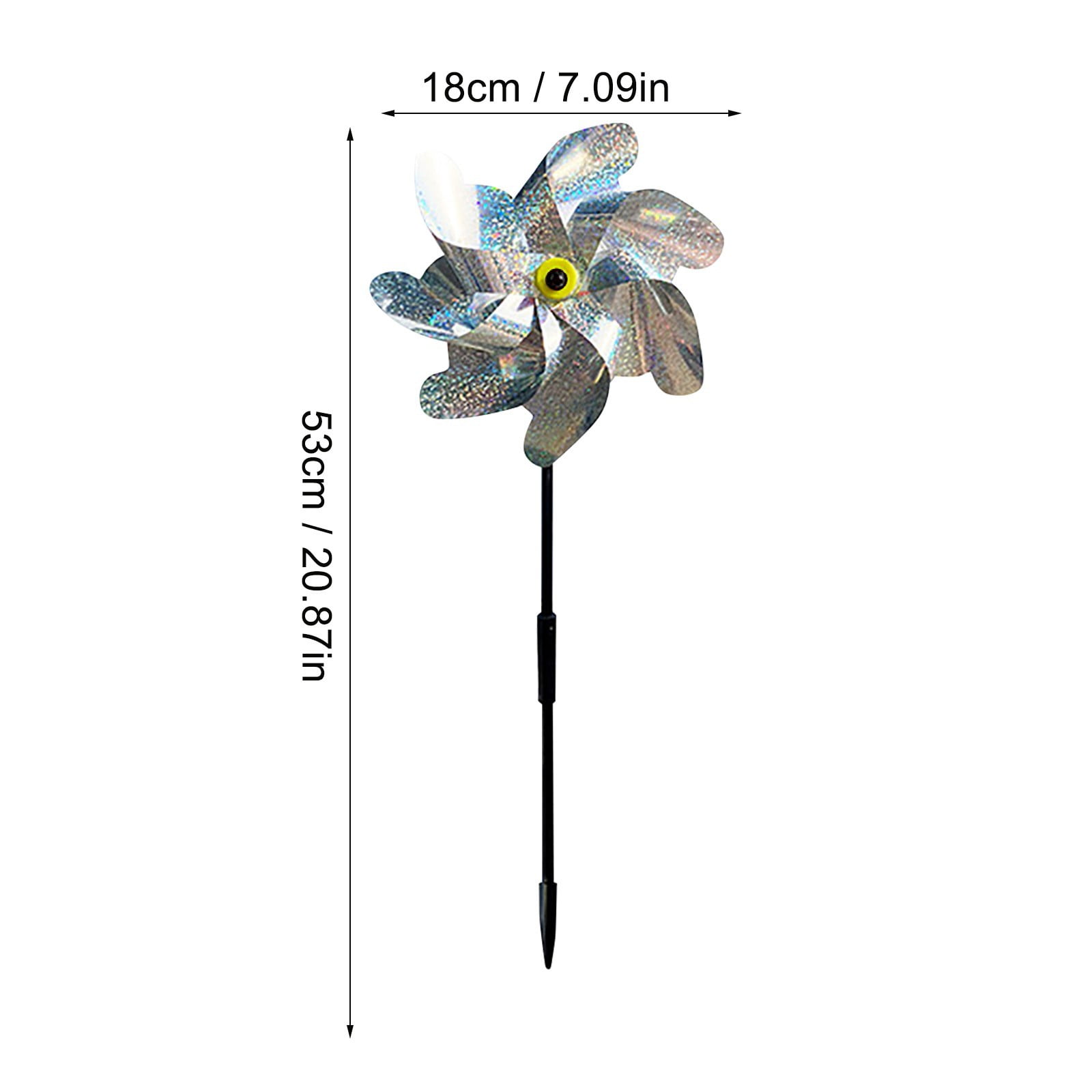 Home Essentials Reflective Pinwheels Extra Sparkly Pinwheels For Garden ...