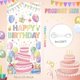 thumbnail image 3 of Banner de cumpleaños de macarrones coloridos, pancarta de feliz cumpleaños para puerta, 3 of 8