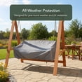 thumbnail image 3 of Covermates Elite Swing Cover - 63"W x 26"D x 26"H, 300D Polyester, All-Weather, 3 of 6