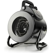 iPower Electric Heater Fan for Greenhouse, Grow Tent, Workplace, Overheat Protection, Black