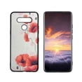 thumbnail image 1 of Compatible with LG Q51 Phone Case, Poppies-Pink-232 Case Men Women, Flexible Silicone Shockproof Case for LG Q51, 1 of 1