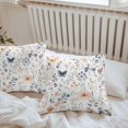 thumbnail image 6 of Watercolor Wildflowers Throw Pillow Covers 20x20 Inch Set of 2, Spring Pastoral Botanical Flowers Waterproof Outdoor Pillow Covers, Decorative Cushion Pillowcases for Couch, Sofa, Bed, Garden, Patio, 6 of 9