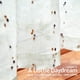 thumbnail image 3 of Cortinas de Cocina Jinchan Semitransparentes con Mini Pompones de Voile de 60 cm, 3 of 9