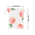 thumbnail image 2 of 1 Pc Bolsa Cosmética de Pomelo para Mujeres, Duradera, con Cierre de Cuerda, para Viajes de Negocios, Algodón Blanco, 2 of 3