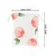 thumbnail image 2 of 1 Pc Bolsa Cosmética de Pomelo para Mujeres, Duradera, con Cierre de Cuerda, para Viajes de Negocios, Algodón Blanco, 2 of 3