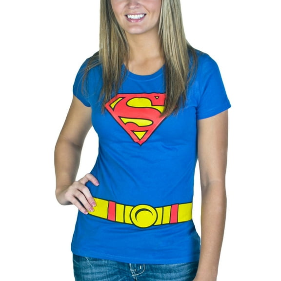 Supergirl Suit Junior T-Shirt