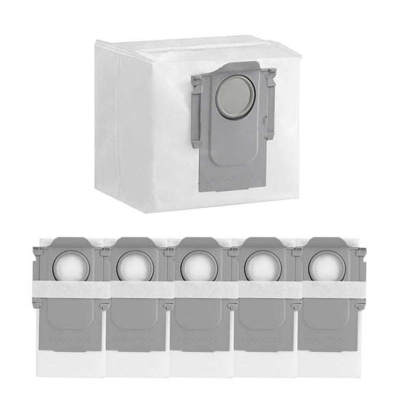 Bolsa desechable para polvo, paquete de 6 unidades, para aspiradora Roborock S8 Pro