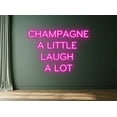 thumbnail image 2 of Glowneon Champagne Quote Bar LED Light, Neon Sign Decor Bar, 2 of 4