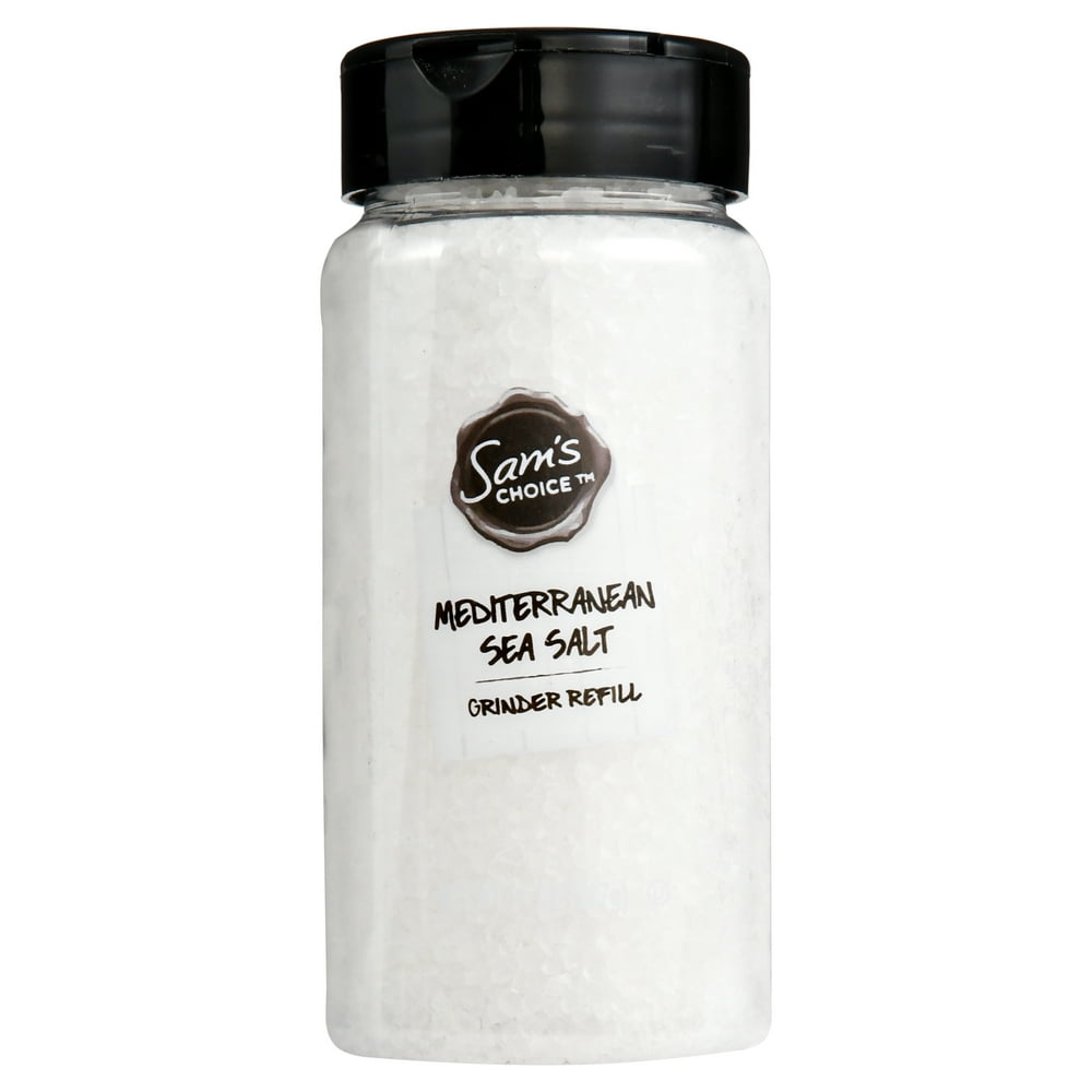 Great Value Mediterranean Sea Salt Grinder Refill 14 Oz